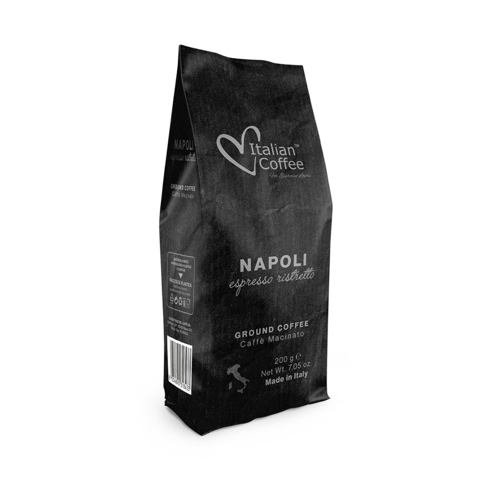 Caffè Macinato Napoli Espresso Ristretto Italian Coffee 200 g