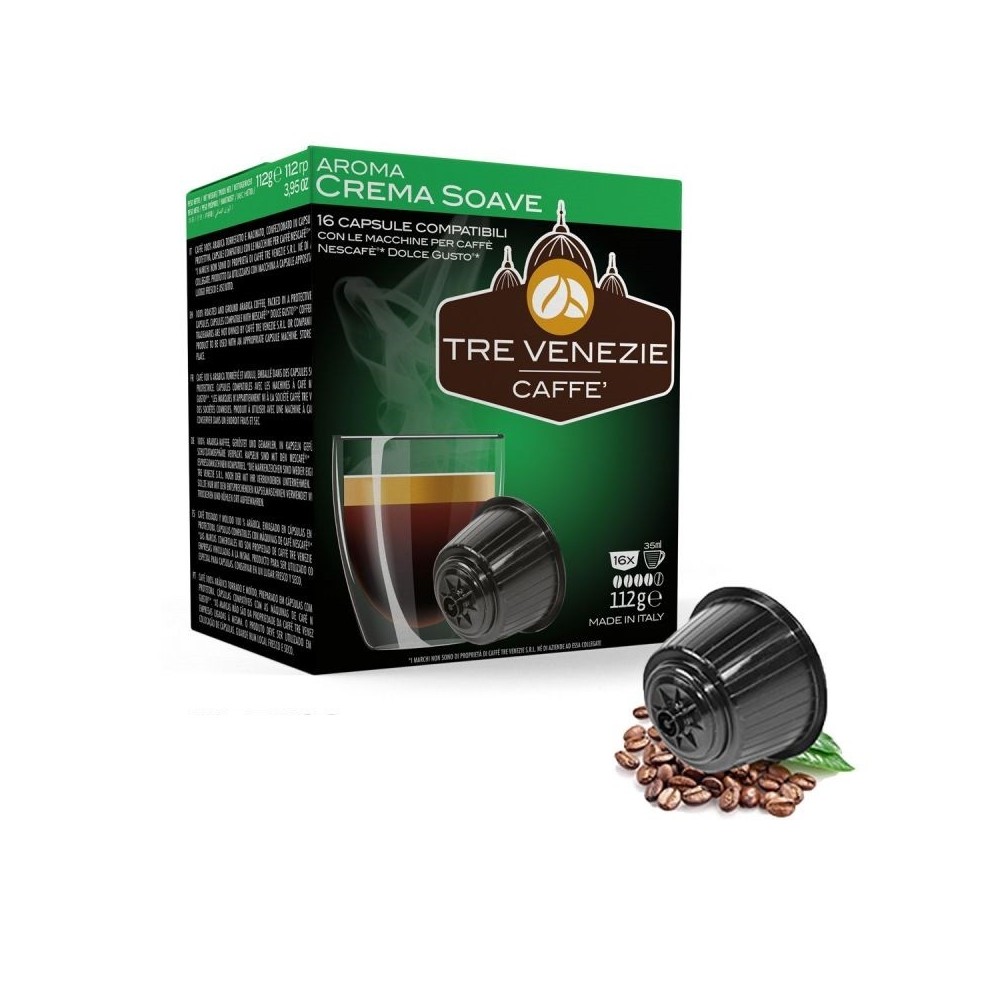 CREMA SOAVE DOLCE GUSTO TRE VENEZIE 16PZ CAFFE