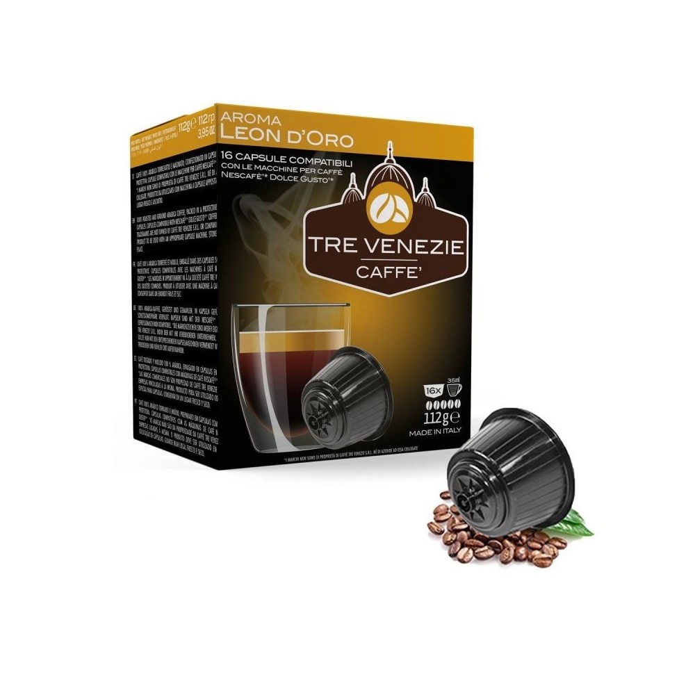 LEON DORO DOLCE GUSTO TRE VENEZIE 16PZ CAFFE