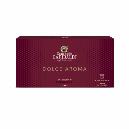 16 CAPSULE DOLCE AROMA GARIBALDI sistema Garibaldi GM3