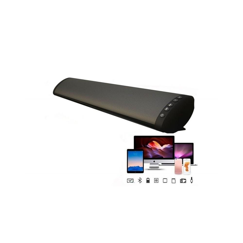 Barra cassa TV 20W wireless bluetooth TF USB AUX subwoofer HiFi soundbar BS-41