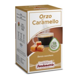 18 Cialde Orzo al Caramello Aromatizzato San Demetrio in filtro carta ESE 44 mm