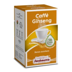 18 Cialde Caffè al Ginseng San Demetrio in filtro carta ESE 44 mm