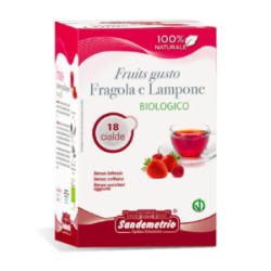 18 Cialde Fruits gusto Fragola e Lampone San Demetrio in filtro carta ESE 44 mm
