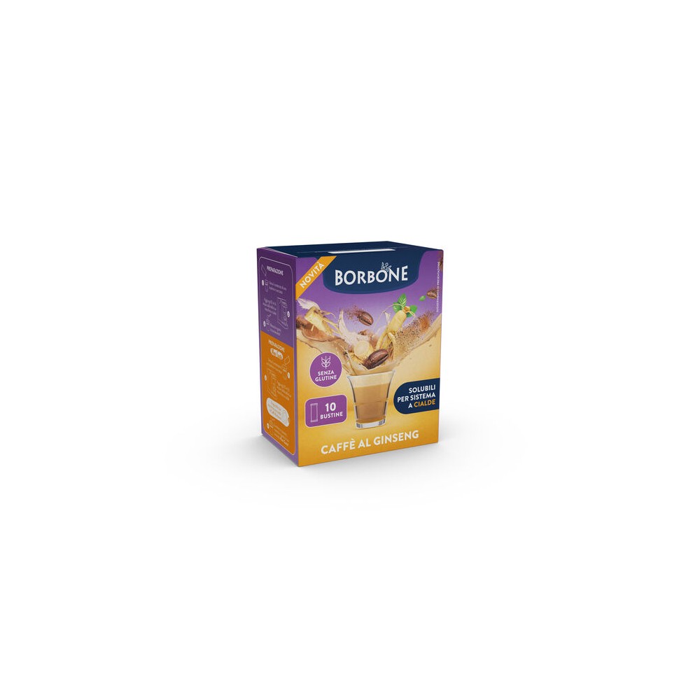 PREPARATO SOLUBILE PER CAFFÈ AL GINSENG 10PZ
