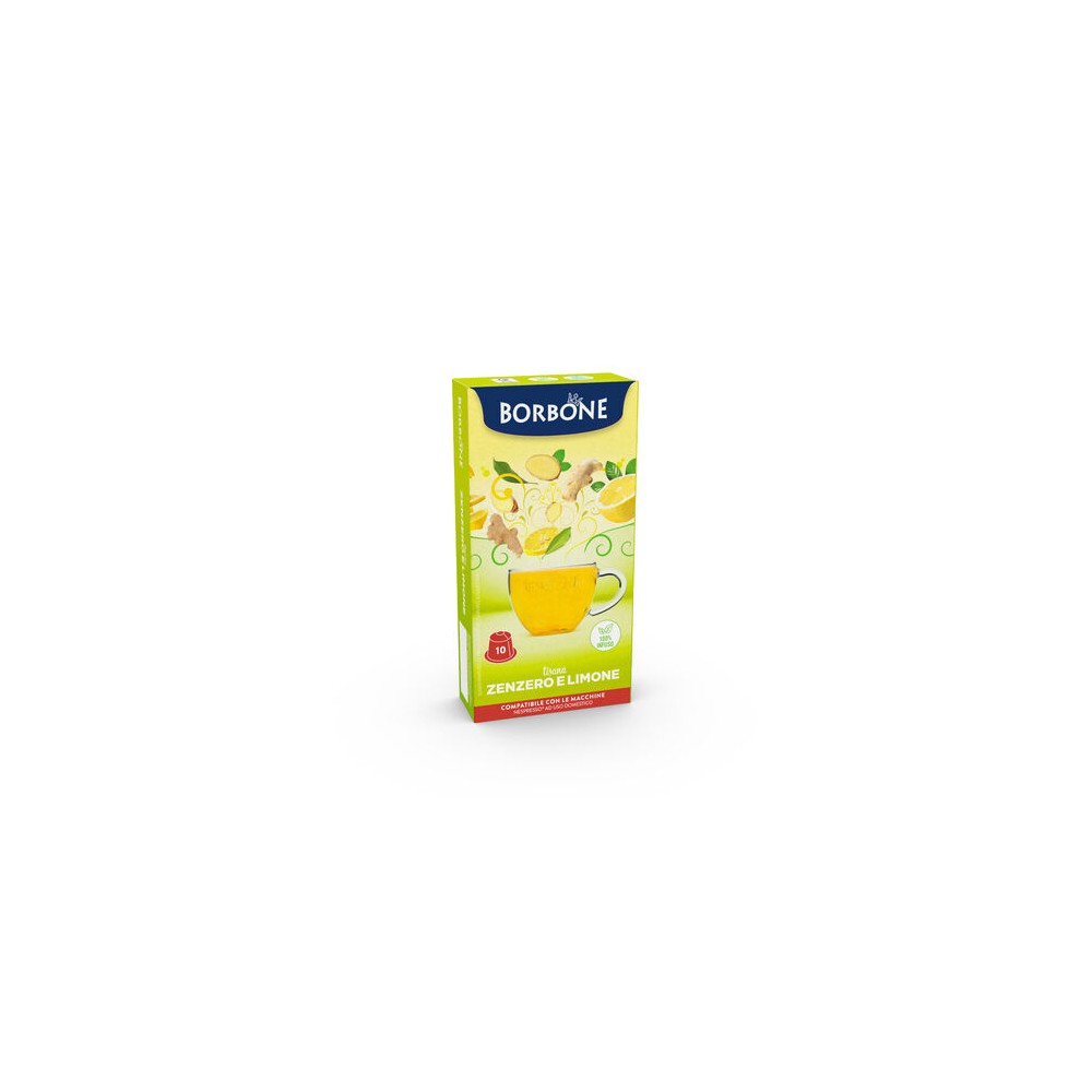 TISANA ZENZERO E LIMONE Respresso Borbone  10PZ