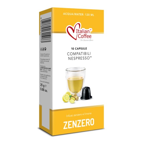 Zenzero e limone Nespresso 10pz